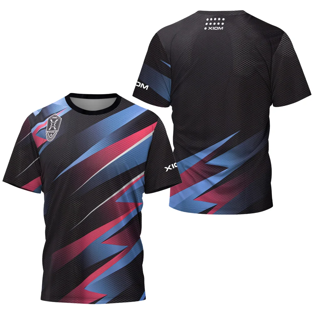 Modny męski t-shirt do tenisa  – Badminton Wallpaper recenzja i cena